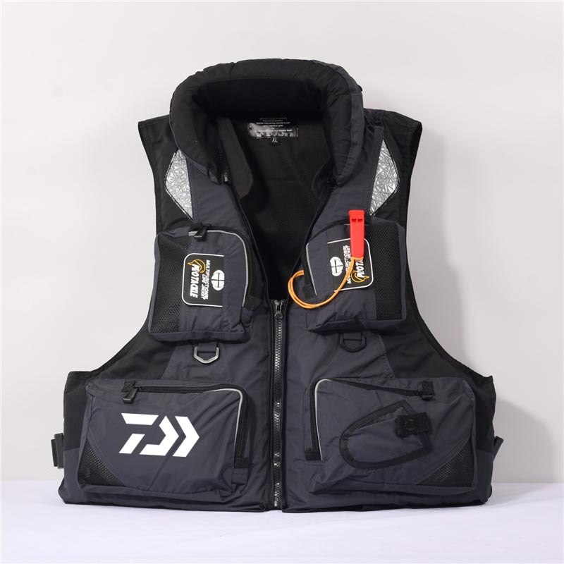 전문가용 낚시 조끼, 수영 구명 조끼, 휴대용 다기능 분리형 부력 안전 표류 낚시 재킷